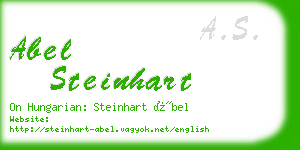abel steinhart business card